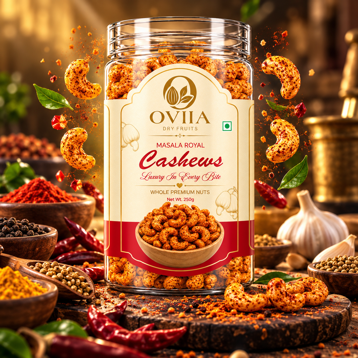 Indian Masala - Maxican Fusiona Cashews - Combo - Oviia Dryfruits