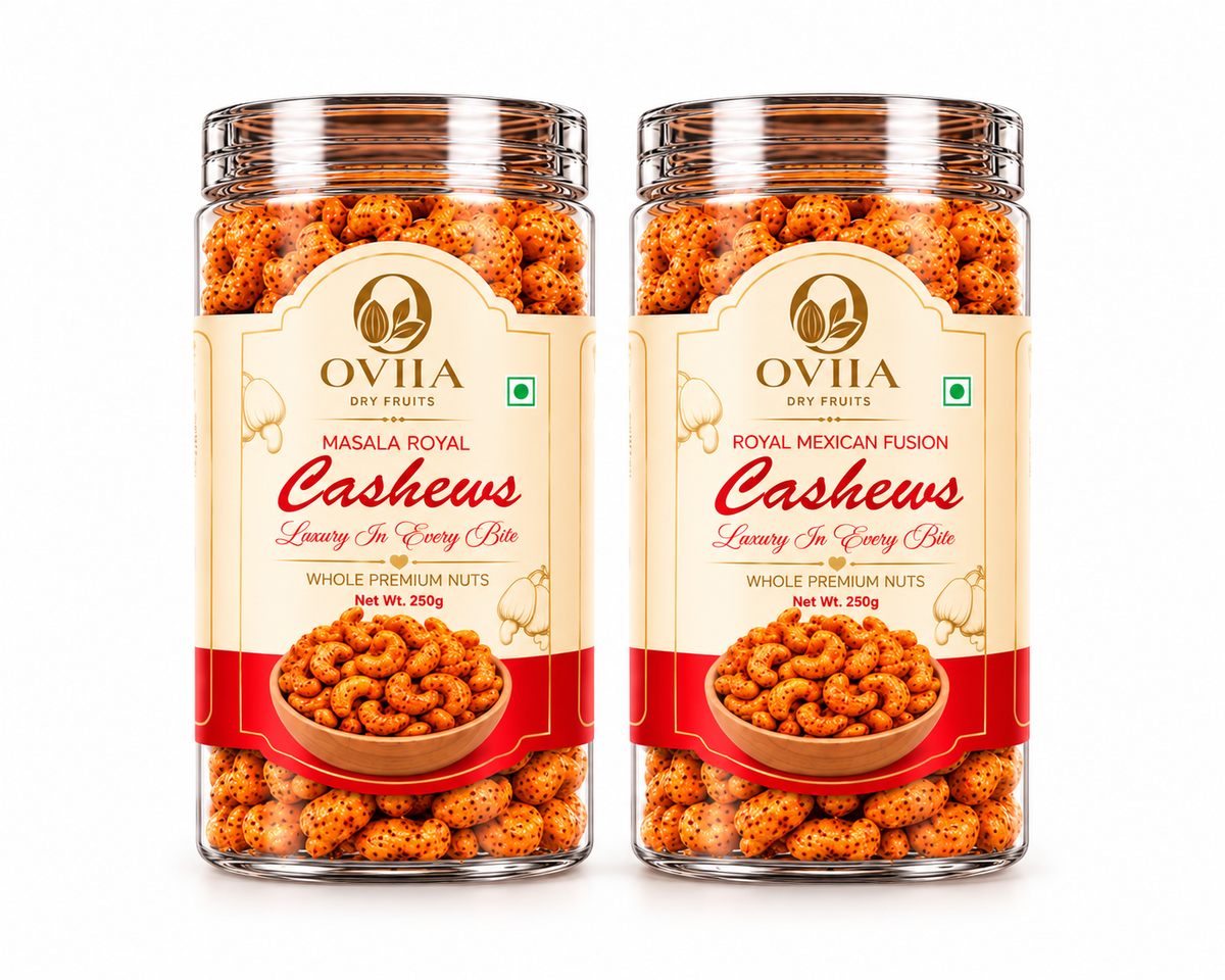 Indian Masala - Maxican Fusion Cashews - Combo